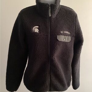 Columbia Michigan State Spartans Sherpa Fleece Full-Zip Jacket - Women’s XS